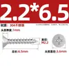 Tornillos Autorroscantes Avellanados Gb846 Acero Inoxidable 304 Cabeza Plana Phillips Tornillos para Madera Extendidos M2.9M3.5M4.2M5.5