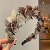 Elegante 2026 Novo Estilo Aro de Cabelo Não Apertado Acessório de Cabelo Estilo Coreano Faixa de Cabelo Maillard Presilha de Cabelo Versátil Vintage para Mulheres