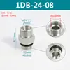 Adaptador hidráulico acero 45# Yonghua cono de 24 grados férula sello ED fitting para manguera 1CB 1CM 1DB 1DM