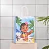Saco de Embalagem para Presente Tema Moana Desenho Animado Saco de Papel Kraft Saco de Embalagem para Presente Impresso Atacado Bolsa