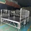 Escenario ensamblado de aleación de aluminio, escenario de altura ajustable para actuaciones de bodas, exposiciones y exhibiciones de autos