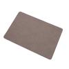 Mantel impermeable de cuero PU transfronterizo, mantel aislante térmico estilo nórdico, mantel doméstico a prueba de aceite estilo occidental, base para plato de hotel