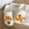 Sapatos furados infantis Baotou verão dois usos pai-filho casa banho antiderrapante meninos e meninas bebê sandálias de praia mulheres