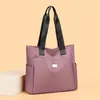 2024 Nuevo Bolso de Hombro Ligero de Tela Oxford para Mujer, Bolso Tote de Lona de Gran Capacidad Versátil, Logo de Regalo