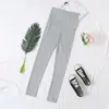 Grande número em estoque calças cropped finas de mola e verão para gestantes cor sólida calças legging ajustáveis para gestantes calças de baixo para gestantes