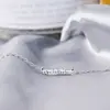 Collar con Letra de Nueva Reputación Europeo y Americano para Mujer Cadena para Clavícula Resistente al Color de Acero Inoxidable collar DIY con Nombre para Pareja