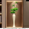 Vaso Alto Fino Artístico Criativo Ornamento Hall de Entrada Decoração de Gabinete de TV Sentido de Alto Padrão Nicho Suporte para Flores Arranjo de Flores Fabricante Venda Direta