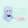 Suporte Duplo de Acrílico para Anime Humanoide Chaveiro Rocker Personalizado DIY Enfeites Pequenos de Mesa Desenho Animado Atacado