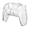 Capa Cristal Transparente para Controle PS5 PC Capa Protetora Transparente Dividida para Controle PS5 Acessórios de Capa Protetora PS5