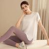 Nuevas Blusas Deportivas Holgadas Delgadas para Mujer Ropa de Yoga Camisetas de Manga Corta Camisetas para Correr Ropa de Fitness Delgada Transpirable Verano