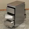Gabinete de Herramientas de Acero Inoxidable para Barbería, Gabinete de Herramientas para Salón de Peluquería, Mesa de Herramientas para Salón de Peluquería, Gabinete de Almacenamiento con Cajones, Carrito, Etc.