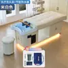 Cama de Shampoo para Terapia Capilar LED de Luxo Leve, Cama Integrada com Circulação de Água e Vaporização para Salão de Beleza, Cama de Fisioterapia Totalmente Reclinável para Lavar o Cabelo