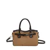 2026 Nova Bolsa Boston Retro de Camurça e Veludo Feminina de Alta Qualidade para o Dia a Dia com Alça Única de Mão e Transversal Versátil Fashion