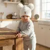 Gorros Infantiles, Gorros de Lana Cálidos para Bebés, Lindos Gorros de Lana para Niños y Niñas, Gorros de Bebé, Calentadores de Cuello, Stock Listo Venta al por Mayor
