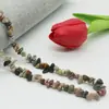 Pulsera de Piedra Cruda de Grava de Ágata Cristalina Desmagnetizada con Cuentas de Piedra Asimétrica Perforada Accesorios de Joyería DIY 5-8mm