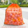 Bolsa de Almacenamiento para Juguetes de Niños Bolsa para Guardar Bloques de Baño Tarjetas Bolsa de Dios Cierre de Cordón Pelotas Oceánicas Bolsa de Malla Grande Bolsa de Playa