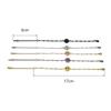 Pulsera de Aromaterapia de Acero Inoxidable de 12 mm Oro Rosa Joyería de Aceite Esencial de Perfume Pulsera Dulce Pequeña Mini