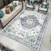 Alfombra Estilo Bohemio, Terciopelo de Cristal, Resistente a Manchas y Fácil de Cuidar, Felpudo para Uso en el Hogar, Alfombrilla Decorativa para Mesa de Café de Sofá, Envío Transfronterizo