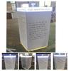 Mesa de exhibición inteligente para sala de exposiciones de productos gabinete de exhibición con función de secador de pelo diseño y producción caja de luz acrílica gabinete pintado