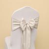 Respaldo de Silla de Cuerda Flor Lazo Decoración de Respaldo de Silla Banquete de Boda Hotel Cinta Decoración de Boda Correa Funda para Silla