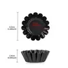 Forma Antiaderente para Tarte de Ovo Flor de Crisântemo Copo para Pudim Tarte Portuguesa Copo para Bolo Tigela Forma para Bolo Ferramentas de Confeitaria DIY