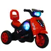 Nueva motocicleta eléctrica infantil coche de policía triciclo eléctrico coche a batería para bebés interior y exterior cochecito