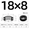 Ranura Ensanchada Tipo Elevado Silicona Doble Cara Bobina Protectora de Cable Salida de Cable Anillo de Goma Silicona Anillo Protector de Cable Resistente a Altas y Bajas Temperaturas Anillo de Sellado