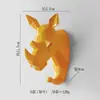 Atacado Transfronteiriço Entrada Gancho de Animal Decoração de Parede Pingente Gancho de Casaco Europeu Decoração de Parede Pingente