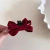 Pinza de Pelo con Lazo de Terciopelo Vintage Pinza para el Cabello de Princesa Flequillo Pinza Pequeña Pinza de Tiburón Lateral Frontal Accesorios para el Cabello Mujer