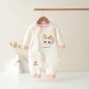 Mono cálido para bebé, pijama grueso para piernas de hombre y mujer, ropa de primavera, otoño e invierno para recién nacidos.