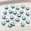 Macaron Acrílico Corazón Cuentas Sueltas DIY Hecho a Mano Casero Pulsera Pulsera Cadena de Teléfono Móvil Accesorios de Joyería