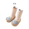 2026 Meias Sapatos de Bebê 100% Algodão Desenho Animado Antiderrapante Solado Macio Meias de Engatinhar Meninos Meninas Bebês Crianças Meias de Chão
