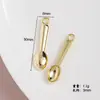 [Serie de Café de Desayuno Parisino] Colgante de Croissant de Grano de Café DIY Goteando Aceite Colgante Accesorios para Joyería DIY