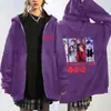 Moletom com Zíper Estilo Coreano Foto do Grupo Bts, Jaqueta Cardigan Casual Solta, Suporte para Fãs