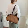 Bolso de axila para mujer, nueva colección de otoño 2026, bolso de hombro moderno y versátil, material de gamuza, elegante bolso cruzado