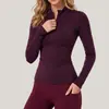 Cárdigan europeo y americano de manga larga con cremallera para fitness transfronterizo, top ajustado deportivo ruso de otoño/invierno para correr y ciclismo, prenda exterior para mujer