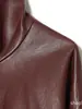 Venta al por mayor transfronteriza de ropa para mujer: nuevos estilos de otoño, moda europea y americana, chaqueta de cuero versátil retro con cuello alto y cremallera