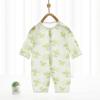 Mono fino de verano para bebé, jersey de algodón, ropa de gateo para recién nacido, 0-1 año, manga larga, ropa para aire acondicionado, pijamas