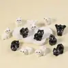 Lindo Dibujo Animado Luo Xiaohei Historia de Guerra Resina Gato Negro Lindo DIY Accesorios para Joyería Decoración de Escritorio Coche Pequeños Adornos