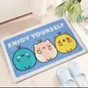 Alfombrillas de Baño Absorbentes de Agua, Alfombrillas de Piso de Imitación Cachemir, Alfombrillas de Baño con Forma Especial de Dibujos Animados, Felpudos Resistentes a Manchas y Lavables al por Mayor