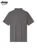 Camisa Polo de Solapa para Hombre Jeep Spirit Jeep Personalizado Verano Casual Deportiva Secado Rápido Manga Corta Camiseta Superior