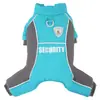 Abrigo de invierno impermeable para mascotas de dos tonos con cuello alto, chaleco cortavientos y cálido, adecuado para uso en exteriores, se puede sujetar a una correa, chaqueta de algodón casual para perros