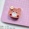 Comida Artificial Juego Horneado Galletas de Animales Pegamento Crema Hecho a Mano DIY Pasador Agujero Zapatos Vaso de Agua Carcasa para Teléfono Móvil Accesorios de Resina