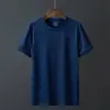 Fabricante Direto Camiseta de Manga Curta Verão Masculina Esportiva Secagem Rápida Gola Redonda Solta Respirável Elástica Tamanho Grande Verão Top Fino