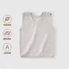 Chaleco sin mangas de Modal Clase A para recién nacidos, fino y transpirable para el verano, para proteger el ombligo, Camiseta sin mangas de verano