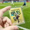 Adesivos para Celular Temáticos da Copa do Mundo em Ouro Puro 999, Onça-pintada, Águia-careca, Alce Mascote, Cartão de Ouro Acrílico