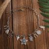 Collar con colgante de cabeza de vaca de múltiples elementos simples transfronterizo europeo y americano, cadena para la clavícula de borla multicapa de aleación con sentido de la moda