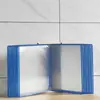 Soporte de Exhibición Magnético de Páginas Abatibles A4 10 Páginas Soporte de Documentos para Montar en Pared Carpeta para Hoja de Instrucciones de Operación de Taller Bolsa Insertable Transparente