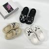 Accesorios para Zuecos DIY Desmontables Versátiles Hebilla Accesorios para Zapatos Gema Transparente Perro Globo Flor Linda para Zapatos Hebilla para Zapatos