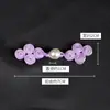 Botões de Fecho Cheongsam, Botões de Quatro Rodas com Pérolas, Botões Chineses Tecidos à Mão, Acessórios de Botão Decorativos para Camisa Estilo Retro Dinastia Han